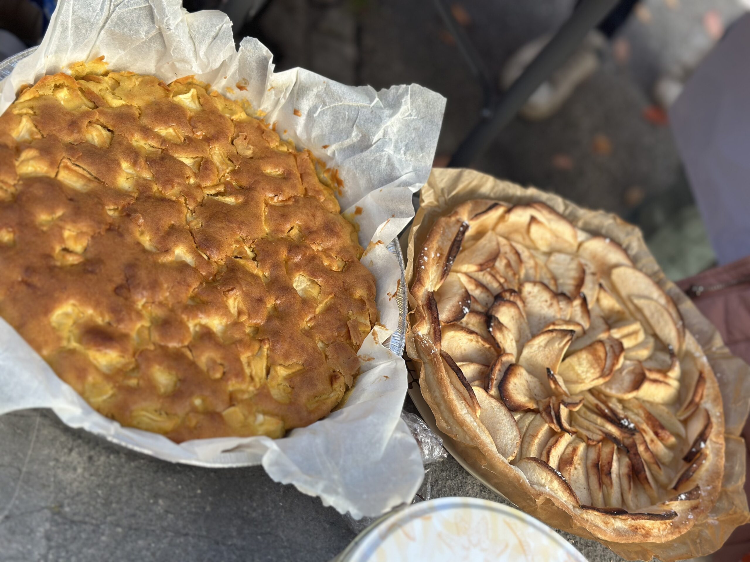 Vente de gâteaux avant les vacances
