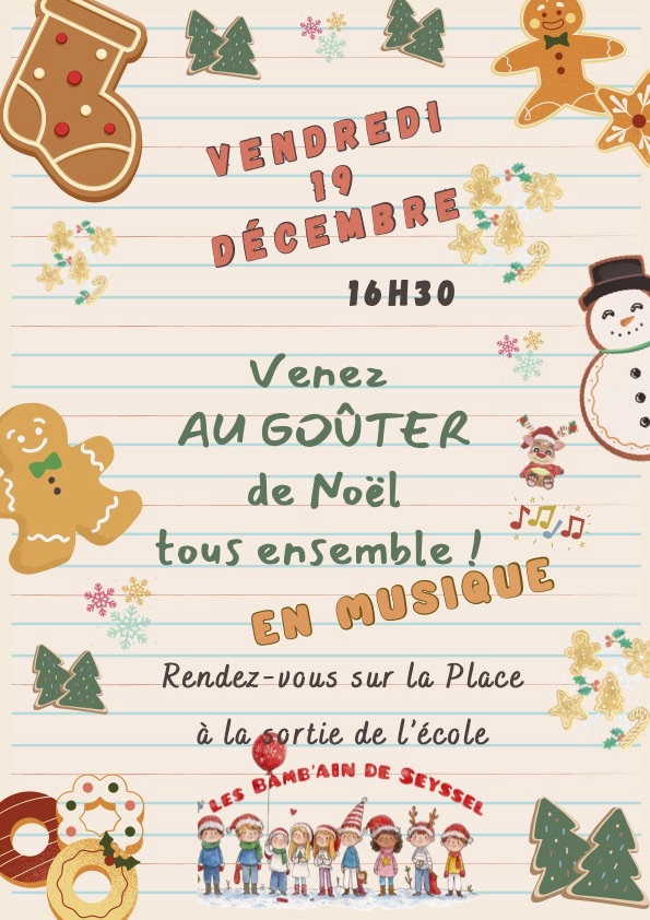 Goûter de Noël – Vendredi 19 décembre 2025
