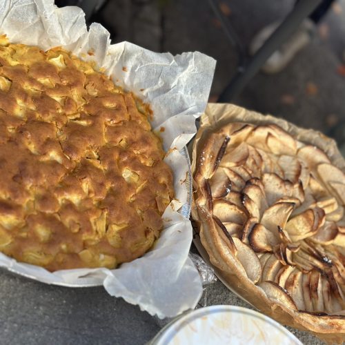 Vente de gâteaux avant les vacances
